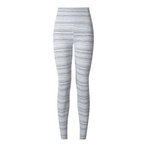 High-Rise Heathered Gray Leggings - Unbranded